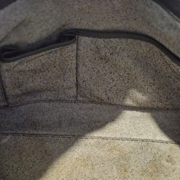 MCM Dark Gray Monogram Shoulder Bag - Picture 5 of 13